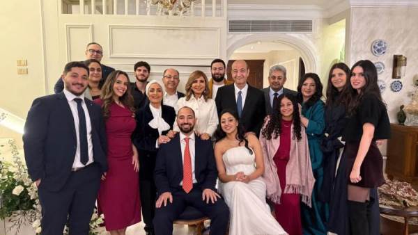 خطوبة نور أديب والظهور الأخير لعمرو أديب ولميس الحديدي