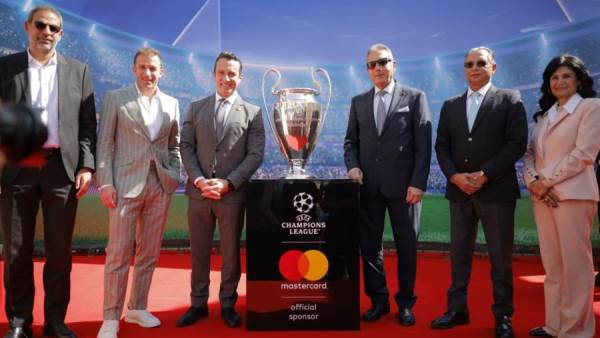 ماستركارد تستضيف كأس دوري أبطال أوروبا في مصر