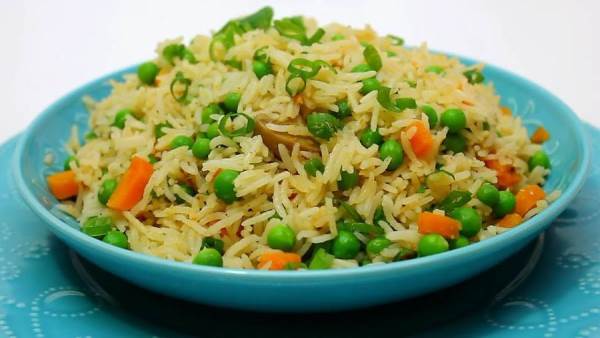 الأرز بالخضار