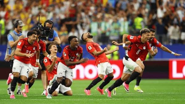 فرحة منتخب مصر