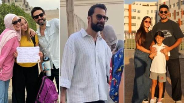 أحمد حاتم ومحمد أنور وأسما شريف منير